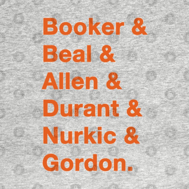 Suns '23-'24 playoff squad by IdenticalExposure